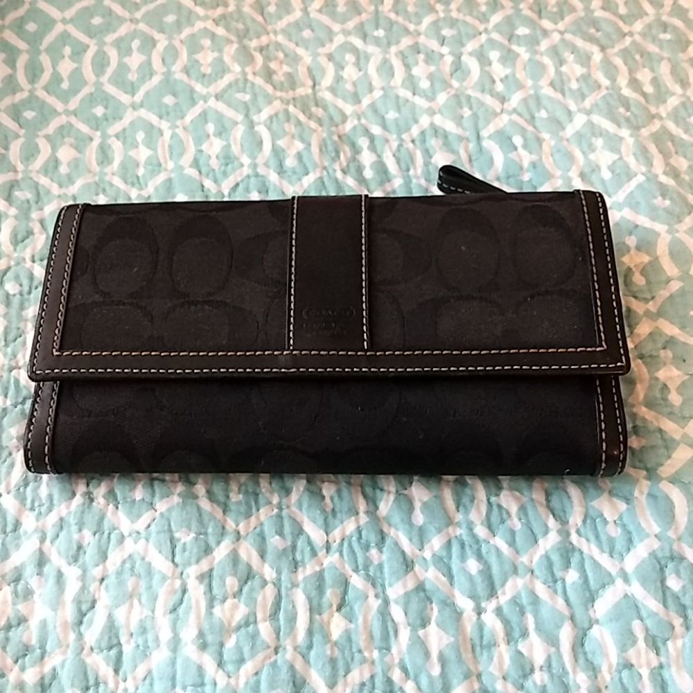 Coach Wallet Checkbook Cover